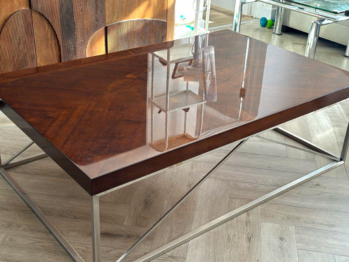 Rectangular coffee table - rectangular, dark