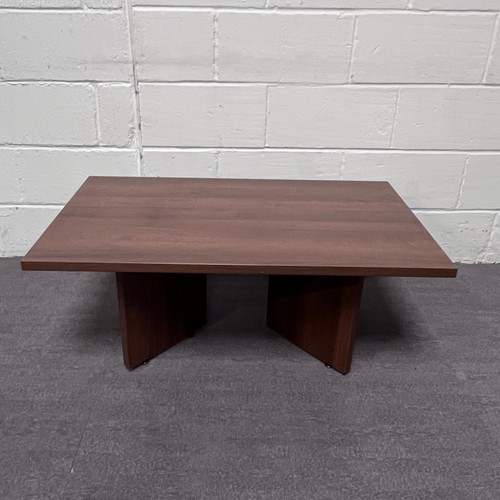 Walnut low coffee table - ,