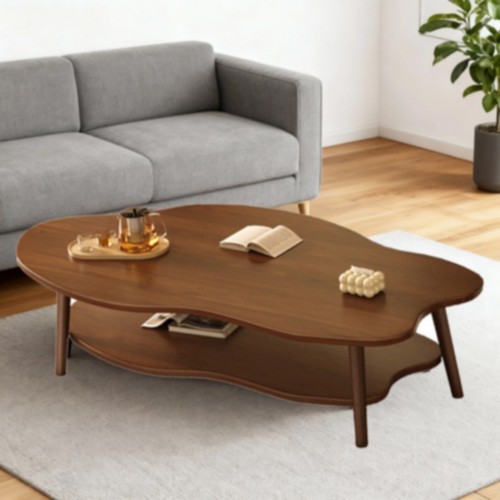 2layer coffee table - 2layer, table,irregular