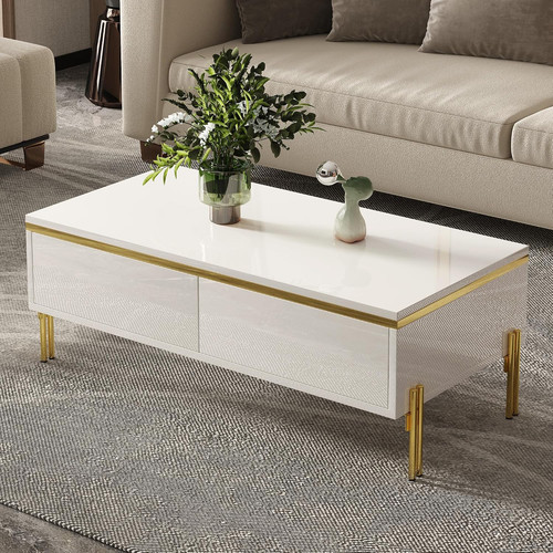 High gloss coffee table - high,