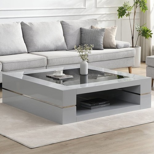 Cyndy high gloss coffee table - cyndy,