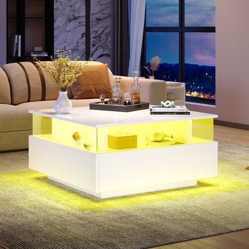 Coffee table with - with, led