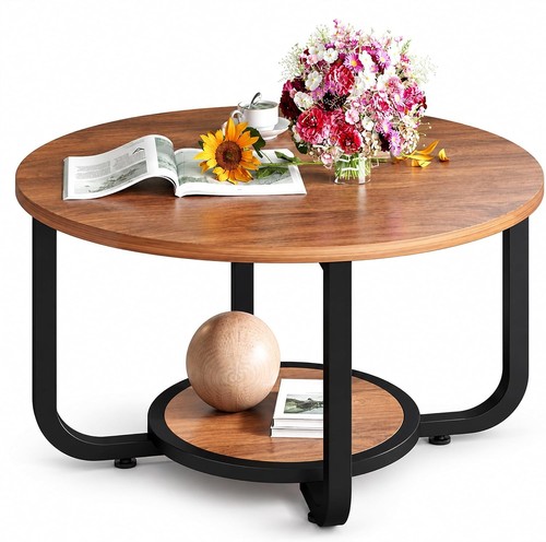 Round coffee table accent - coffee, table,accent