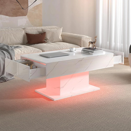 High gloss led coffee - high,