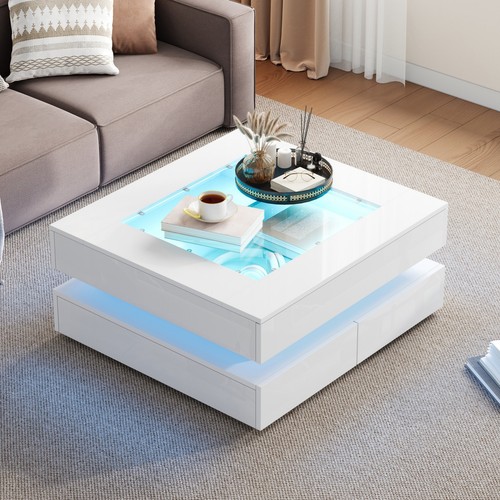 Square coffee table with - table,