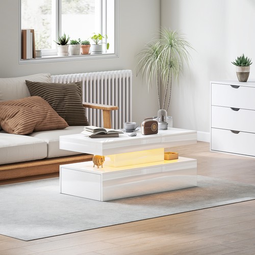 Coffee table with - with, lights