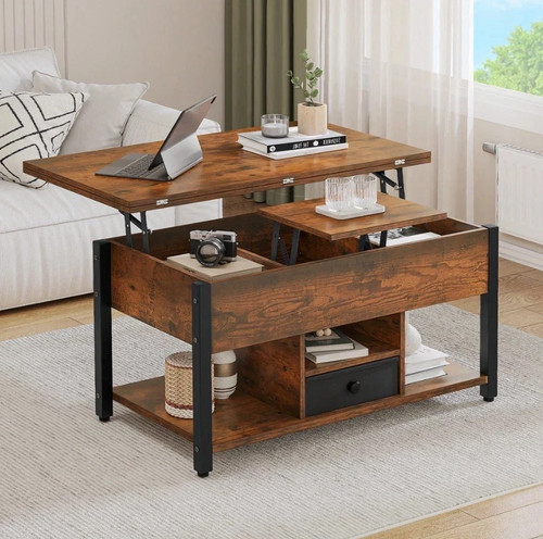 Lift top coffee table with - lift-top,