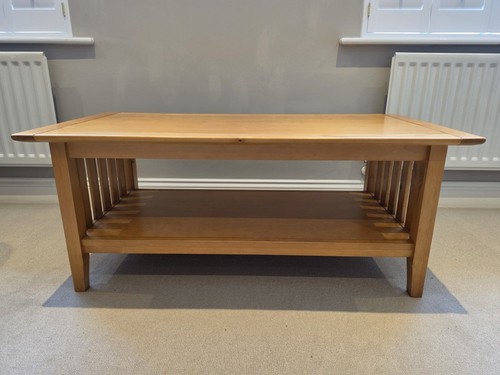 Solid wood coffee table - solid,