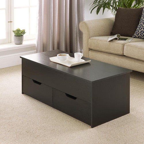 Wooden coffee table - with, lift