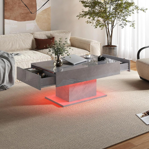 High gloss led coffee - high,