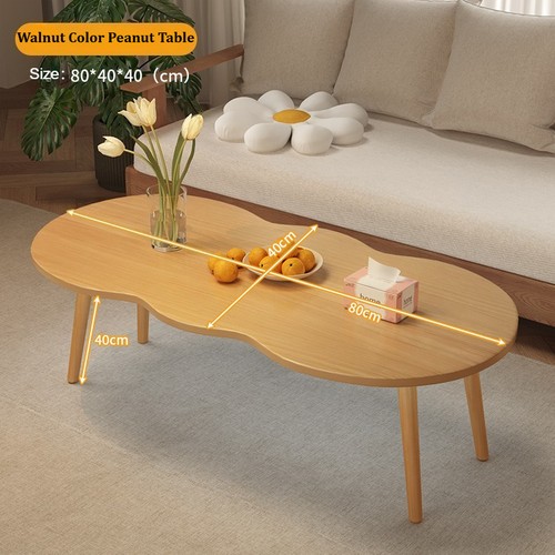 Natural wooden coffee table - wooden,