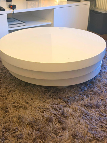 Dwell white glossy round - dwell,