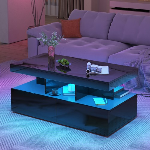 Coffee table with led - table, high