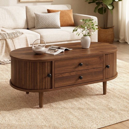 Retro oval coffee - coffee, table