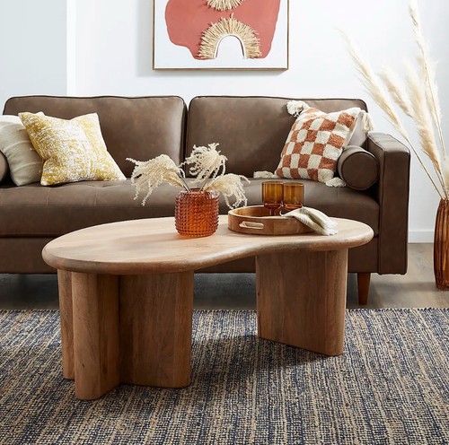 Mango wood brown ludo kidney - mango,