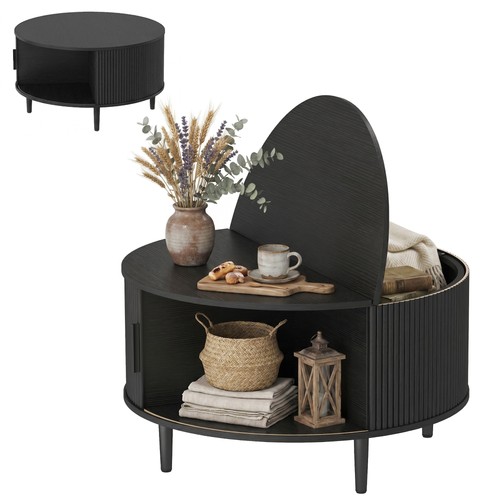 Homcom coffee table - table, with