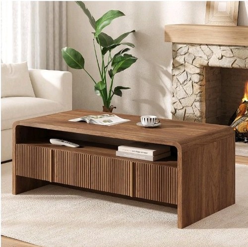 Fluted coffee table - fluted, 2