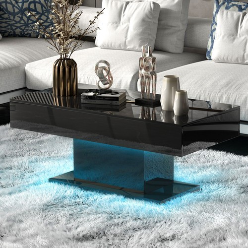 High gloss led coffee - led, table