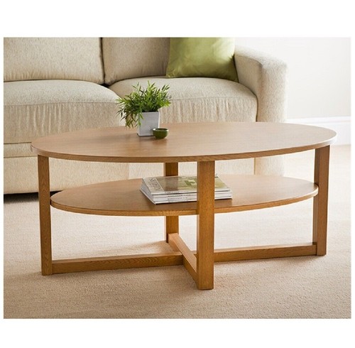 Oval coffee table oak - oval,