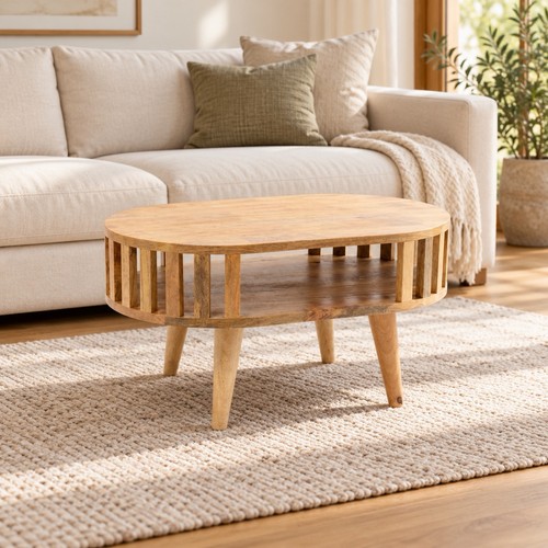 Wooden ariella coffee - wooden, table