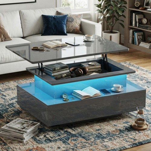 Contemporary lift top coffee - contemporary, lift-top