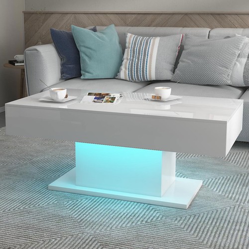 High gloss led coffee - high, table