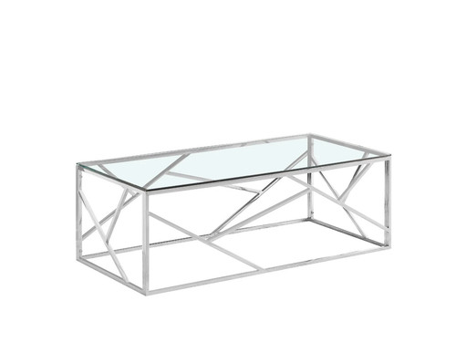 Modern glass coffee table - modern,