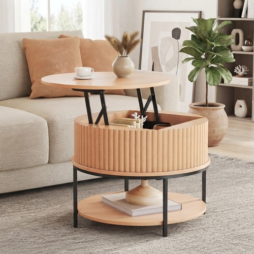 Stylish round lift top coffee - lift-top,