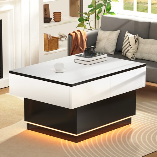 Extendable led coffee table - extendable,