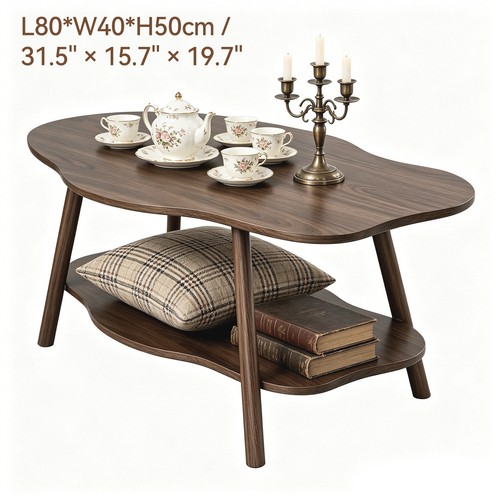 Coffee table with tier - coffee,