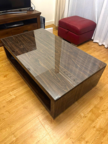 Dark wood effect rectangular - wood,