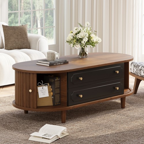 Oval coffee table - oval,