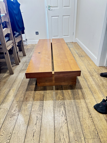 Rectangular wood coffee - rectangular,